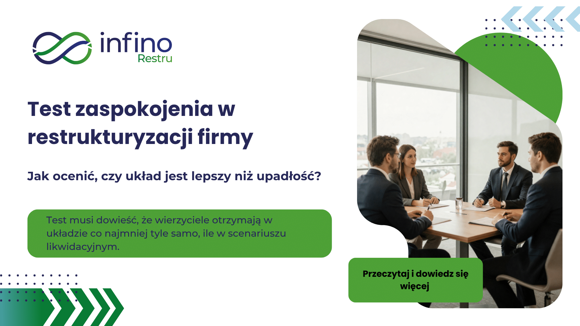 Test zaspokojenia w restrukturyzacji firmy